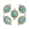 Natural Amazonite Faceted Oval Links G-B126-05G-03-1