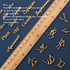 Twelve Constellations Alloy Cabochons DIY-CJ0001-29-2