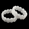 Natural Quartz Crystal Beads Stretch Bracelets for Women Men BJEW-I323-02Y-2