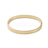 Ion Plating(IP) 304 Stainless Steel Micro Pave Clear Cubic Zirconia Hinged Bangles BJEW-P317-01G-3
