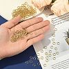 SHEGRACE Brass Open Jump Rings XGR0081G-15G-5