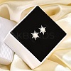 Natural Pearl Ear Studs EJEW-L099-02P-3
