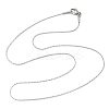 Tarnish Resistant 304 Stainless Steel Boston Chain Necklaces STAS-O053-15P-1