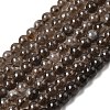 Natural Smoky Quartz Beads Strands G-B167-A09-6mm-2