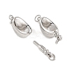 SHEGRACE Brass Box Clasps XGR0092P-166P-2