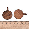 Walnut Wood Pendants WOOD-T032-23-3