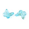 Transparent Spray Painted Glass Charms LS-GLAA-T016-22B-2