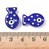 Baking Paint Glass Enamel Beads X-LAMP-D303-04L-3