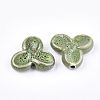 Handmade Porcelain Beads PORC-Q263-02B-2