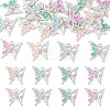 20Pcs 4 Colors Alloy Enamel Pendants ENAM-TA0003-29S-1