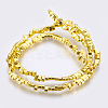 Electroplated Non-magnetic Synthetic Hematite Beads Strands X-G-E495-11B-02-2