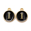 Golden Plated Alloy Charms LS-X-ENAM-S118-02I-1