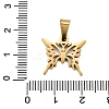 Butterfly 304 Stainless Steel Pendants STAS-M121-12G-3