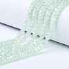 Electroplate Glass Beads Strands EGLA-A034-J6mm-B03-1