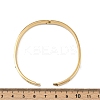 201 Stainless Steel with Rhinestone Bangles for Women X-BJEW-B138-04G-5