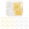 200Pcs 2 Colors Brass Linking Rings KK-DC0004-16-1
