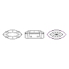 Preciosa® MAXIMA Crystal Sew-On Cups Y-PRC-SE10-00030-235-G-5