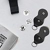 Heart Double-Sided Engraved Stainless Steel Commemorative Decision Maker Coin Set AJEW-GL0002-01G-4