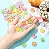 40Pcs 5 Colors Fruit Transparent Resin Cabochons CRES-CJ0001-85-4