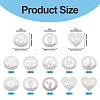 20Pcs 10 Styles 201 Stainless Steel Laser Cut Connector Charms STAS-TA0003-38-3