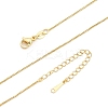 Brass Box Chain Necklaces for Women NJEW-G160-17G-2