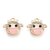 Eco-Friendly Zinc Alloy Charms X-FIND-N048-039C-NR-2