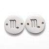 Tarnish Resistant Polishing 201 Stainless Steel Links Connectors LS-STAS-Z001-A-04P-1