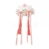 Bowknot Long Ribbon Alligator Hair Clip PHAR-D013-03C-1