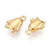Ion Plating(IP) 304 Stainless Steel Charms STAS-N110-09G-2