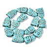 Synthetic Turquoise Beads Strands UNKW-T001-16-2