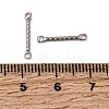 Tarnish Resistant 304 Stainless Steel Link Connectors STAS-S117-018-6