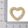 Rack Plating Brass Micro Pave Cubic Zirconia Twister Clasps KK-NH0002-10G-01-3