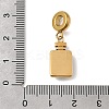 304 Stainless Steel & Cat Eye European Dangle Charms STAS-D153-27B-G-3