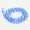 Transparent Glass Bead Strands GLAA-G013-10mm-25-2