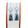 Alloy Enamel Dangle Earrings FS-WG6E131-01-5