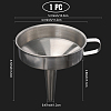 201 Stainless Steel Funnel STAS-WH20031-001P-02-2