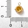 304 Stainless Steel Micro Pave Cubic Zirconia Pendants STAS-K292-01G-10-3