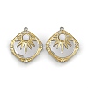 Natural White Jade Pendants STAS-L302-16GP-1