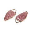 Natural Strawberry Quartz Pendants G-G193-02G-03-2