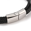 Braided Microfiber Leather Multi-strand Bracelets BJEW-B096-04B-3