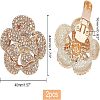 2Pcs Detachable Flower Shoe Decoration FIND-FG0001-69-2