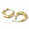 Ion Plating(IP) 304 Stainless Steel Twist Round Hoop Earrings for Women EJEW-I284-06G-2