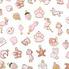 40Pcs 20 Styles Alloy Enamel Pendants ENAM-FS0003-33-3