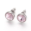 304 Stainless Steel Stud Earrings EJEW-F182-A06-1