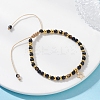 Star 201 Stainless Steel Charm Bracelets BJEW-JB12801-03-1
