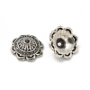 Tibetan Style Alloy Bead Caps TIBE-P003-81B-AS-1