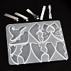 Iron Alligator Hair Clips Findings PHAR-TA0001-17-3