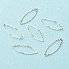 Brass Linking Rings KK-F831-016C-S-RS-1