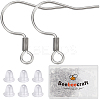 200Pcs 316 Surgical Stainless Steel Earring Hooks STAS-BBC0006-22-1