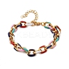 304 Stainless Steel Cable Chains Bracelets BJEW-P351-03G-4